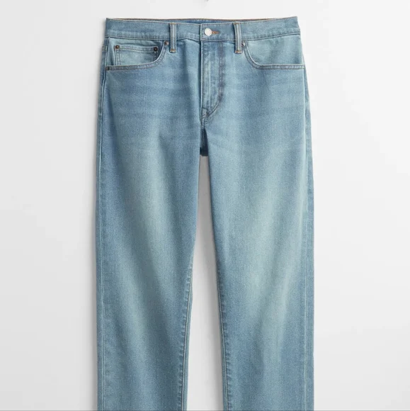 GAP Straight Taper GapFlex Jeans with Washwell-29W 30L